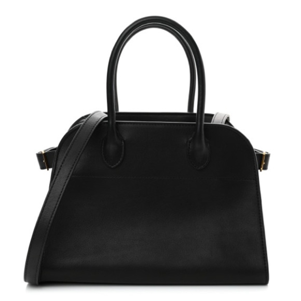 THE ROW
Polished Saddle Calfskin Soft
Margaux 10 Bag Black